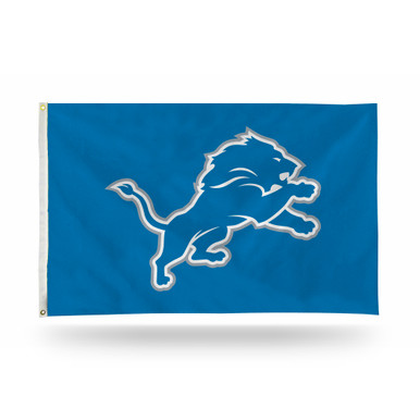 Detroit Image Ico Detroit Lions Rico Industries 3’ x 5’ Banner Flag