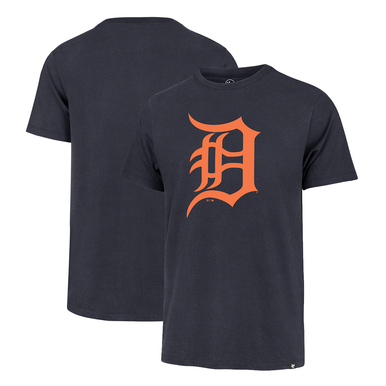Detroit Image Ico Detroit Tigers '47 Franklin Road Logo T-Shirt - Navy - Gameday Detroit