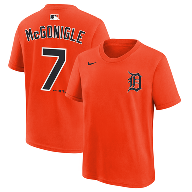 Kevin McGonigle Detroit Tigers Nike Youth Alternate Home Name