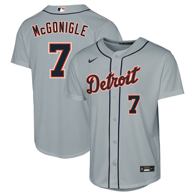 Kevin McGonigle Detroit Tigers Nike Youth Road Replica Jersey