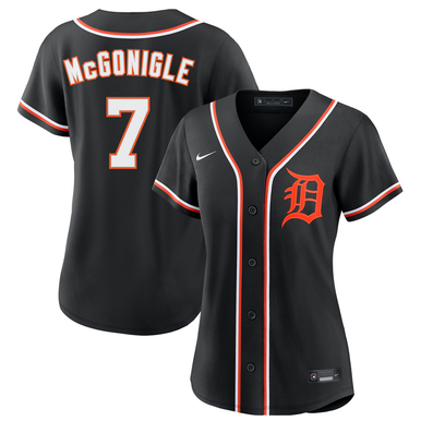 Kevin McGonigle Detroit Tigers Nike Women's Carbon Replica Jersey
