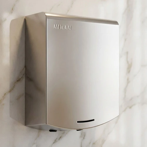 Hand Dryer Satin Stainless-Steel 1000W Adjustable IP24 29cm
