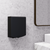 Hand Dryer Black Stainless-Steel 1000W Adjustable IP24 29cm