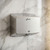 Hand Dryer Satin Stainless-Steel 1000W Adjustable 22cm