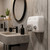 Hand Dryer White Steel Push Button 2250W 25cm