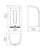 Hand Dryer Satin Silver Sensor Operated 1100W 26cm