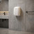 Hand Dryer White Steel Sensor Operated With Filter 1500W 33cm