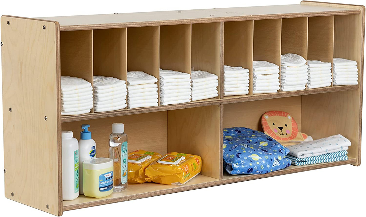 RRI Goods Diaper Storage Organizer, Wall Mount Diaper Caddy