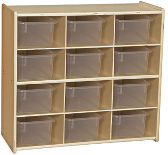 Contender 12 Section Storage with Translucent Bins