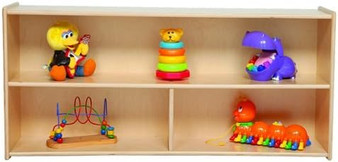 RRI Goods 2-Shelf Kids Bookshelf & Toy Storage Organizer