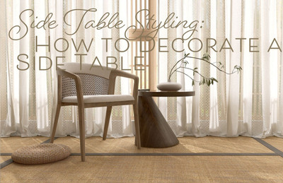 Side Table Styling: How to Decorate a Side Table