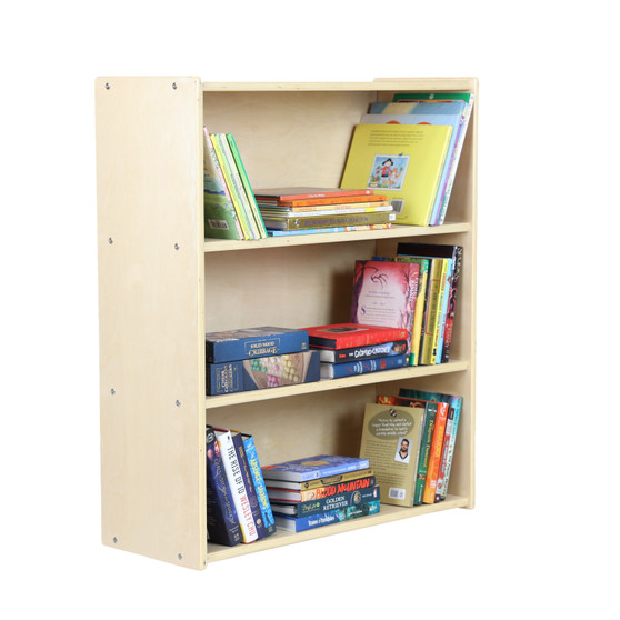 RRI Goods Birch Plywood 36" Bookshelf with 2 fixed shelves