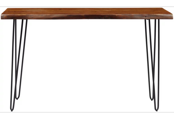 Nature's Edge 50'' Solid Acacia wood Rectangle Occasional Sofa Table