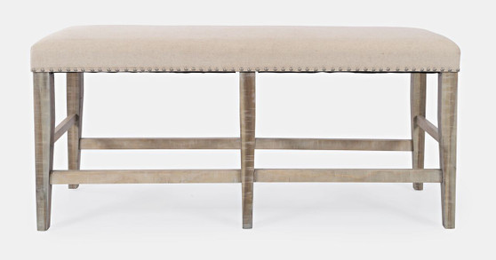 Vista 52" Backless Upholstered Counter Height Bench