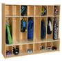 Contender 8-Section Coat Locker with Bench