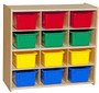 Contender 12 Section Storage with Assorted Bins