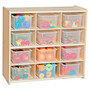 Contender 12 Section Storage with Translucent Bins