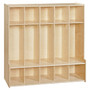 Contender 5-Section Coat Locker With Bench & Cubby Storage