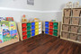 Contender 12-Cubby Storage Unit with Colorful Bins- RTA