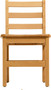 RRI Goods Ladderback Kid's Chair in Hardwood, Fully Assembled [Set of 2]