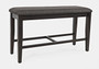 Country Side Upholstered 42" Counter Bench