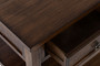 Urban Mission Style Sofa Table with Three Drawers