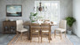 Cedar Circle Solid Wood 78" Six-Piece Counter Height Dining Set