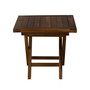 20" Square Teak Wood Folding Coffee Table – Teak Oil Finish