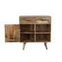 36" Fractal Burn Sideboard with Drawers Storage Cabinet