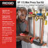 Ridgid [Part #72558 ] KIT, RP 115+1/2-3/4 PP/PF+LIO