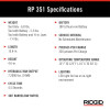 Ridgid [Part #67178 ] KIT, RP 351-B+1/2-2" PP+LIO
