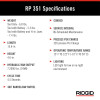 Ridgid [Part #67193 ] KIT, RP 351-C+1/2-2" PP JAWS