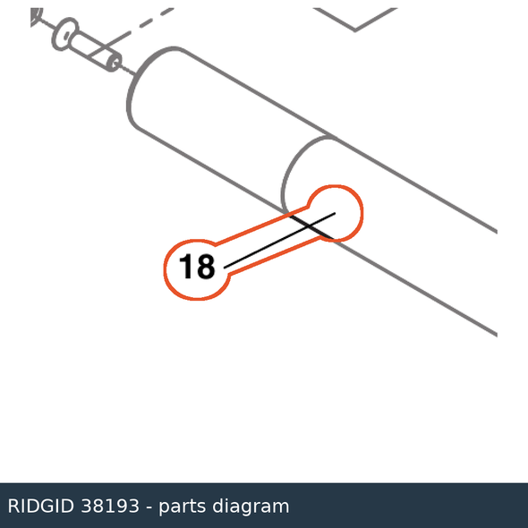 RIDGID 38193 HB382 Ram parts diagram