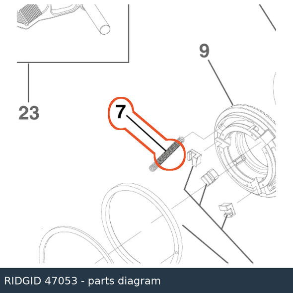 RIDGID 47053 Compression Spring parts diagram