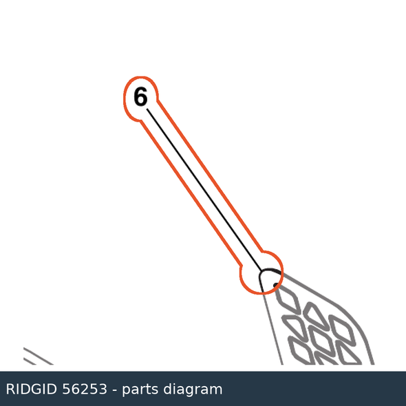 RIDGID 56253 Keypad parts diagram