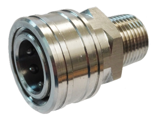 Suttner [Part #20SS45701] Stainless Steel Socket, 1/4" M Socket (7500 PSI)