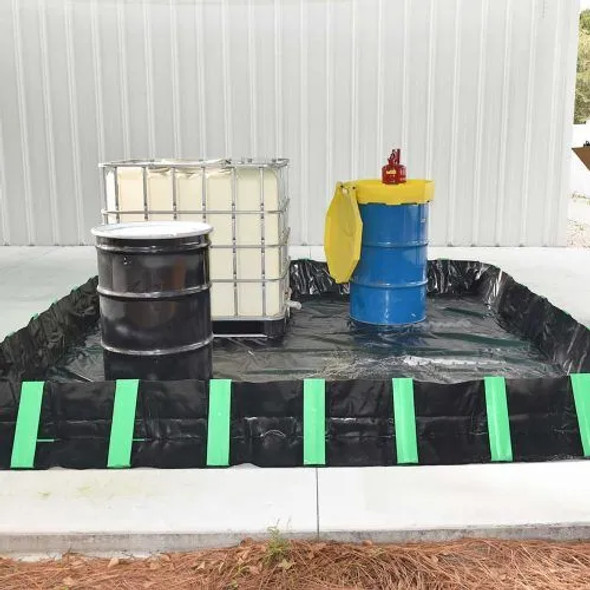 UltraTech [Part #8609] Containment Berm, Compact Model, 4' x 6' x 1', CP2K, 28 oz.