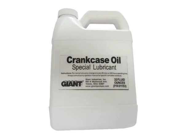 Giant Pumps [Part #01153] CRANKCASE OIL,1 QT