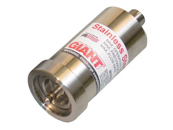 Giant Pumps [Part #22050A] PULS DAMPENER 13GPM,S,S,1/2"MNPT