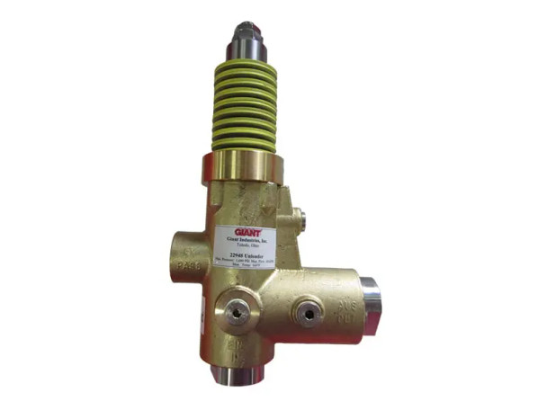 Giant Pumps [Part #22948] PRES UNLOADER,60GPM@1600PSI,YELLOW SPRING