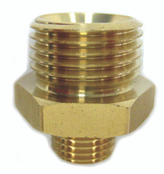 Suttner Adaptor Bushing Brass, 1/2" M x 1/4" M, 5000 PSI, 57060
