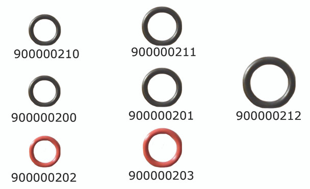 Suttner [Part #900000203] 3/8" Silicon O-Ring, 100 count
