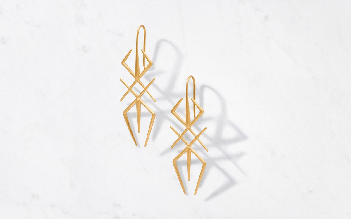 22 karat gold earring for women