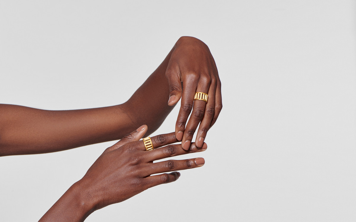 Colonnade Ring Satin