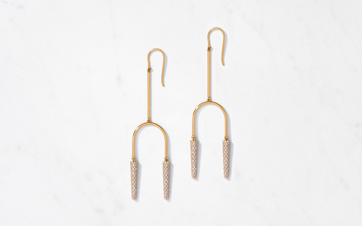 22 karat gold earring for women