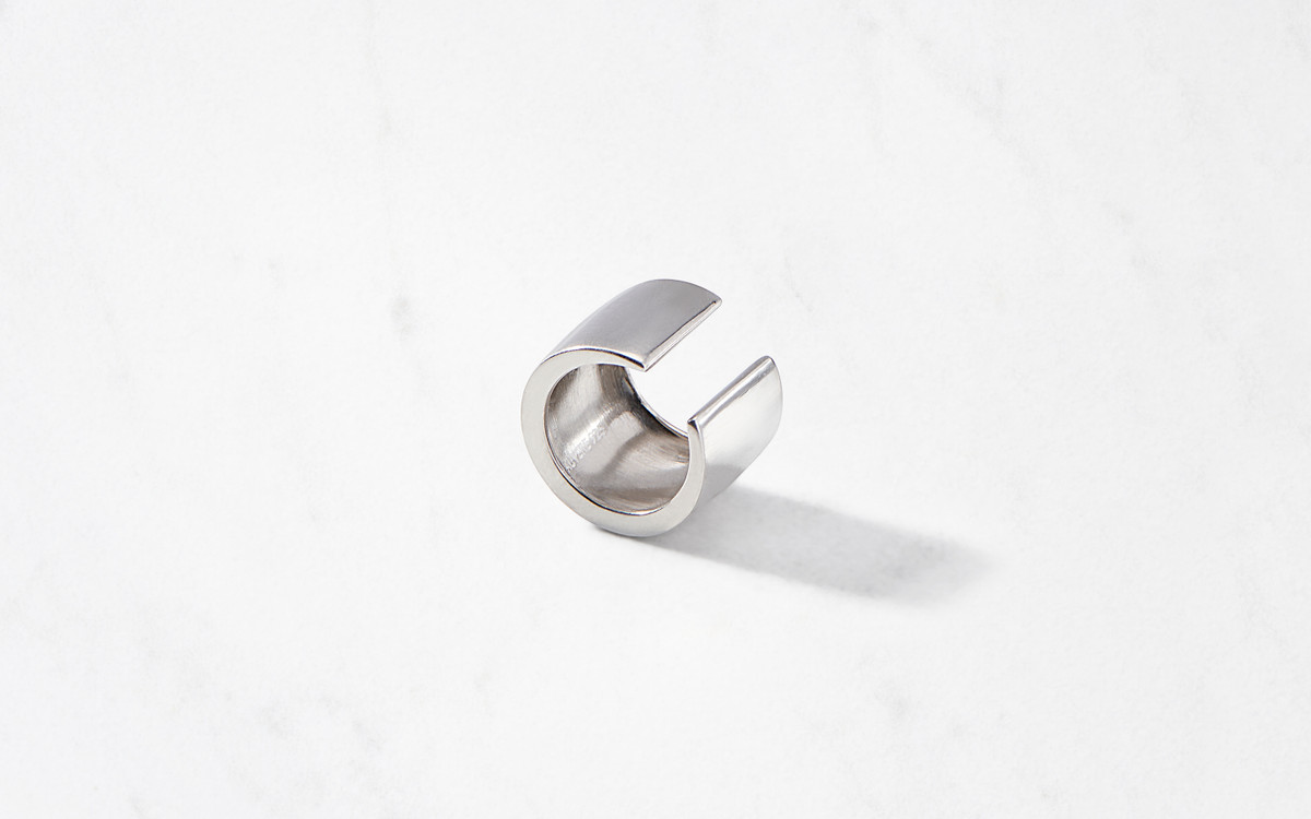 Lunar Ear Cuff Silver