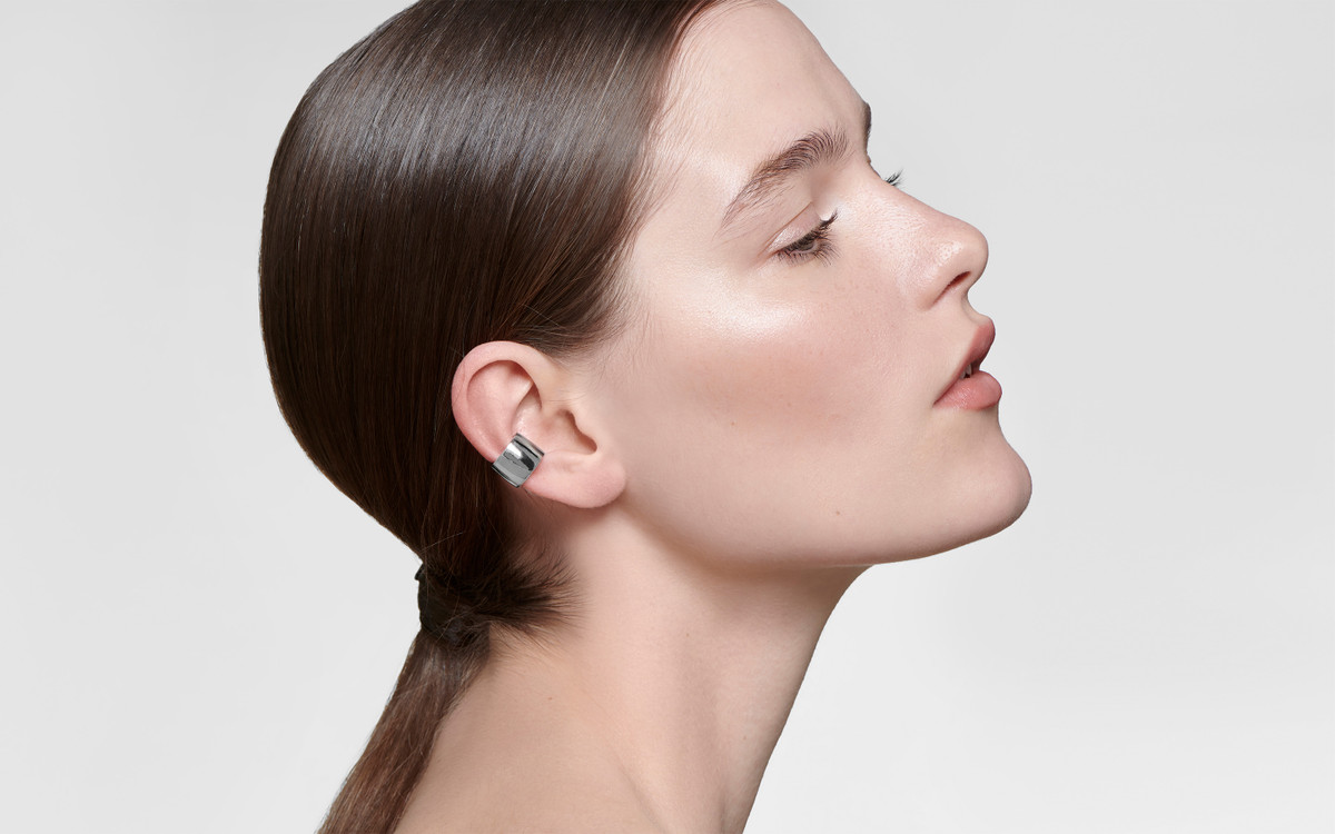 Lunar Ear Cuff Silver