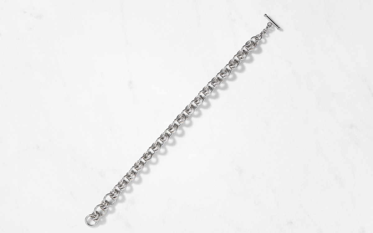 Silver Titanium Bracelet LV-002 – 17Arvesa