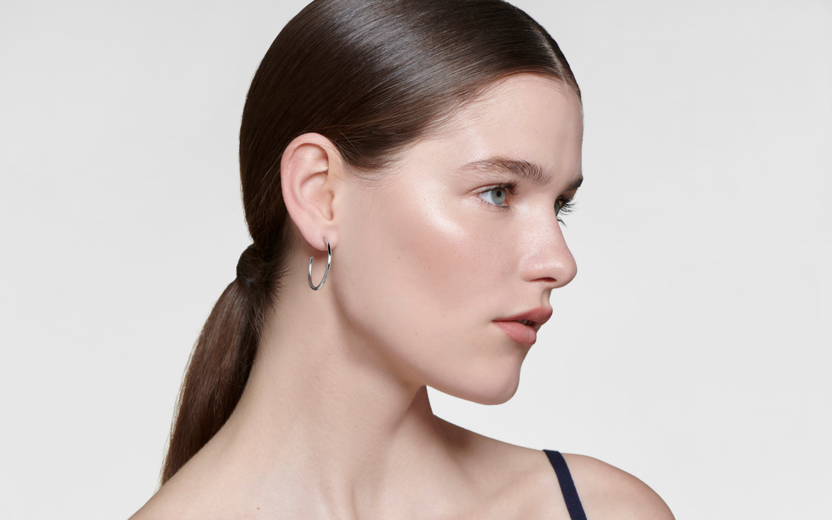 The Hoop  Earrings S / Silver 