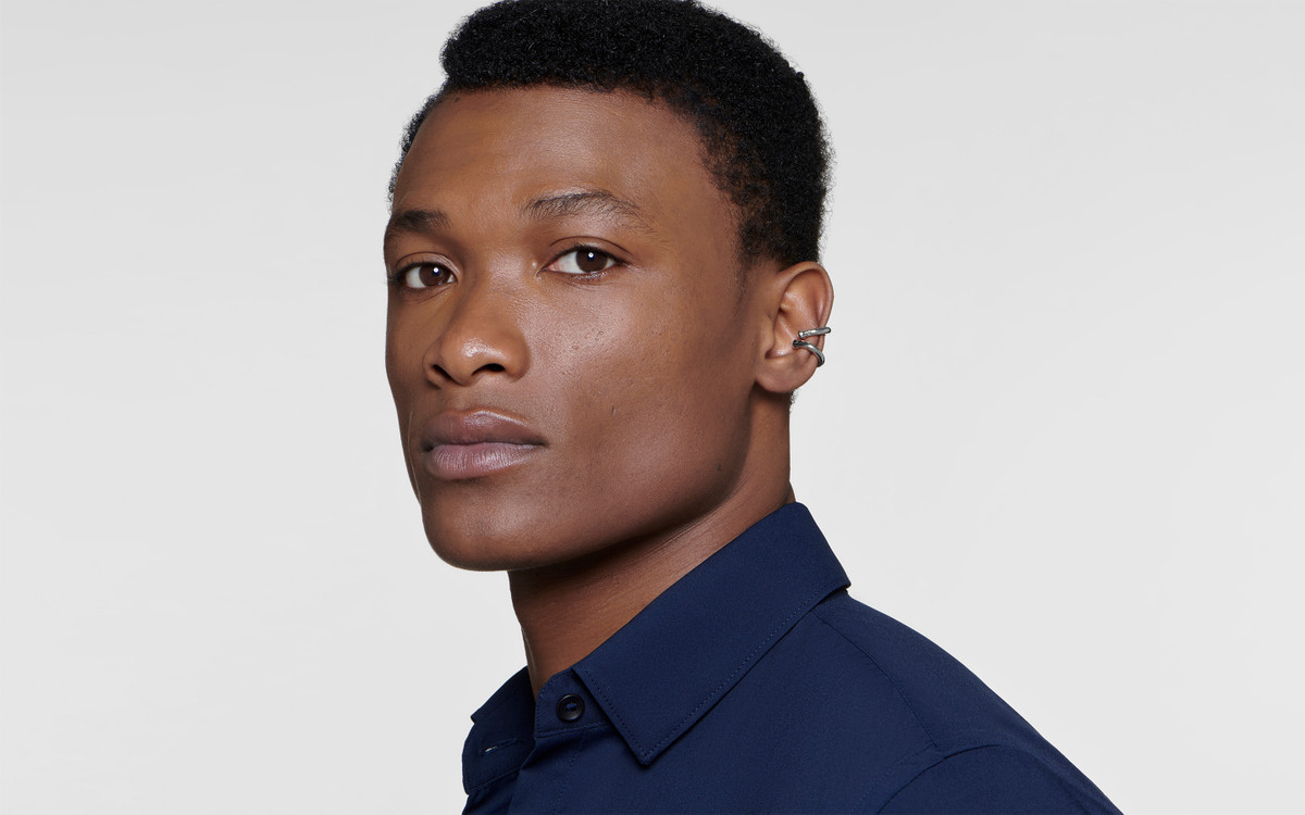 Double Moon Ear Cuff Silver